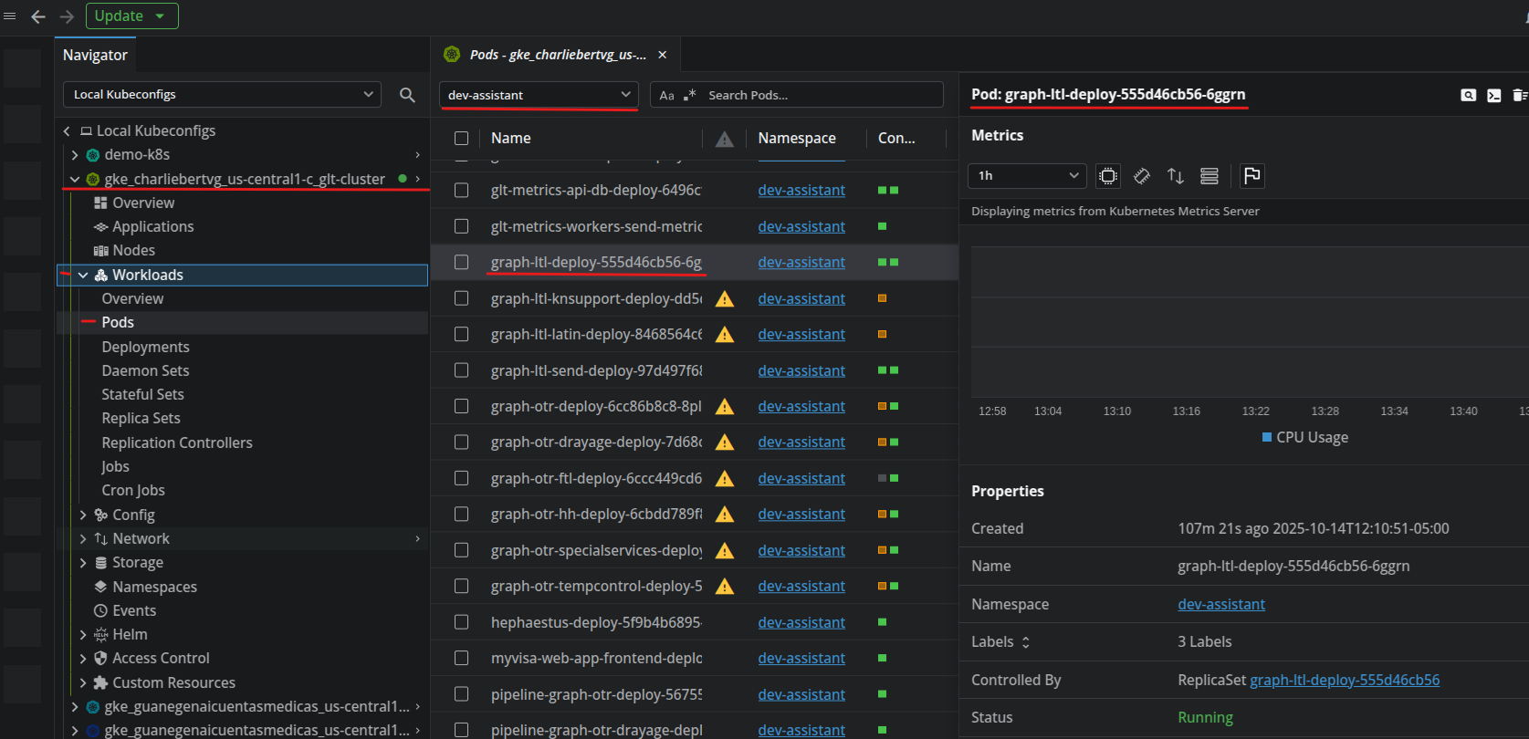 lens-cluster-pod-graph